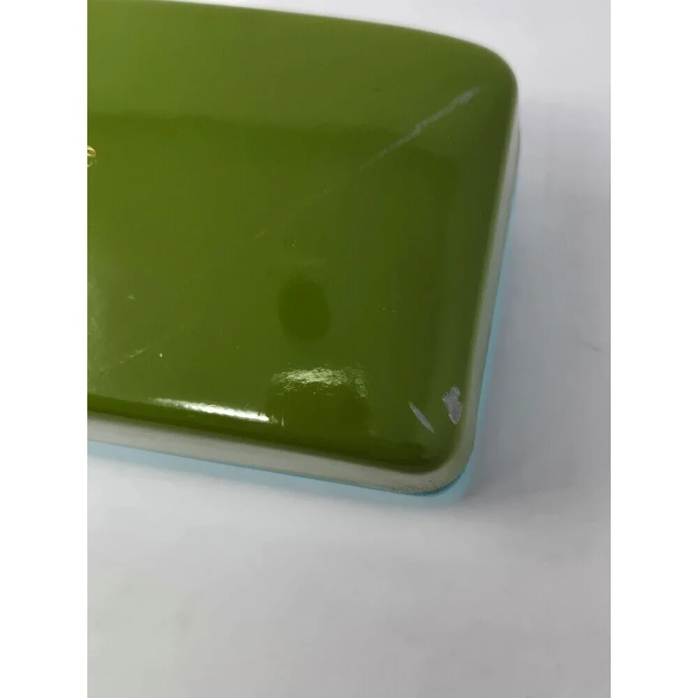 KATE SPADE NEW YORK GREEN & BLUE HARD SHELL SUNGLASS GLASSES CASE ACCESSORY